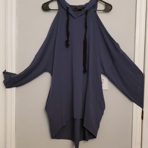 Forever 21 Cold Shoulder Hoodie